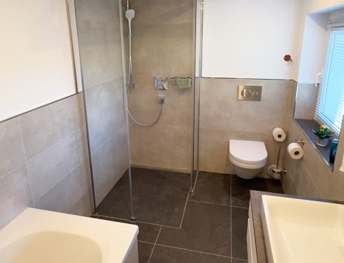 Fliesenarbeiten – Dusche in Bielatal